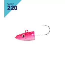 1 TETES PLOMBEES EXTRA DEEP FIIISH CRAZY SAND EEL TAILLE 3 120G ROSE